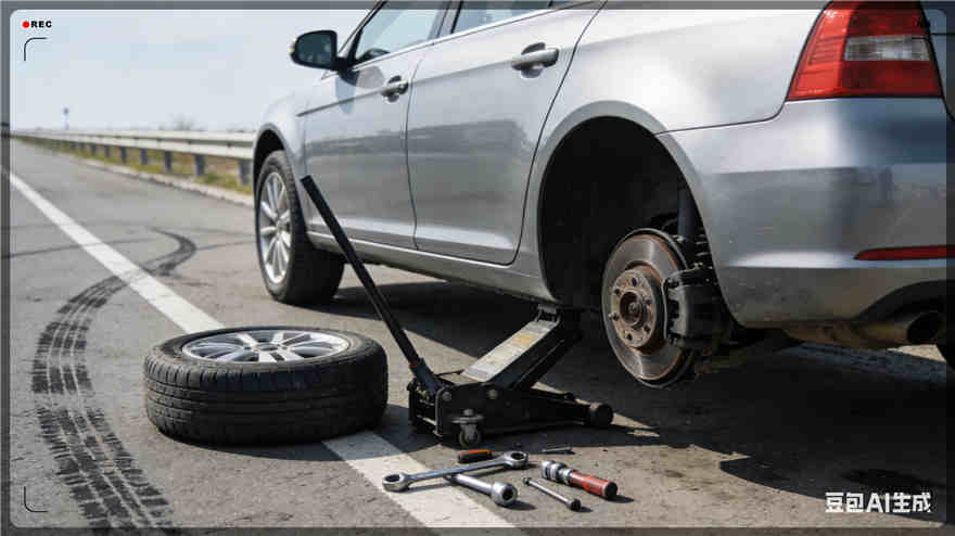 道路救援汽车送玻璃水